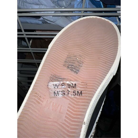 Madewell Black Suede & Leopard print Sneakers Size 9 - Picture 8 of 8